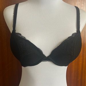 La Perla Black Lace Bra 36A